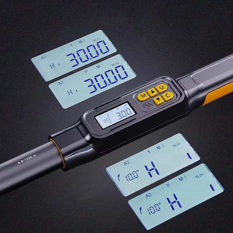 Torque Wrench Digital - Digital Angle Torque Wrench Preset Adjustable