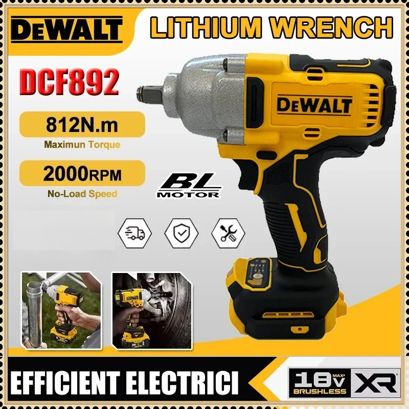 Torque Wrench Digital - DeWalt Brushless Electric Wrench DCF892 1/2Inch