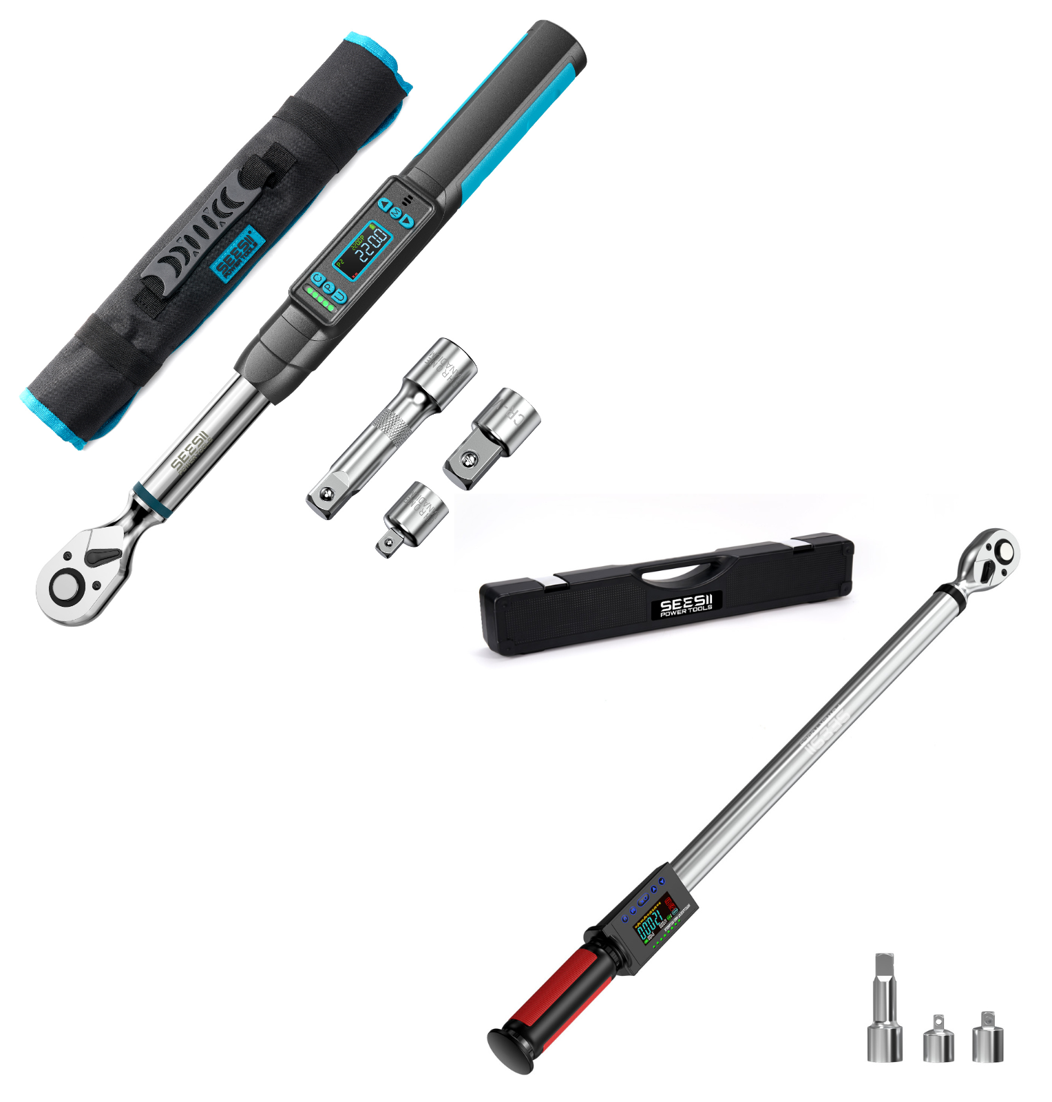 Torque Wrench Digital - SEESII Digital Torque Wrench Kit D2
