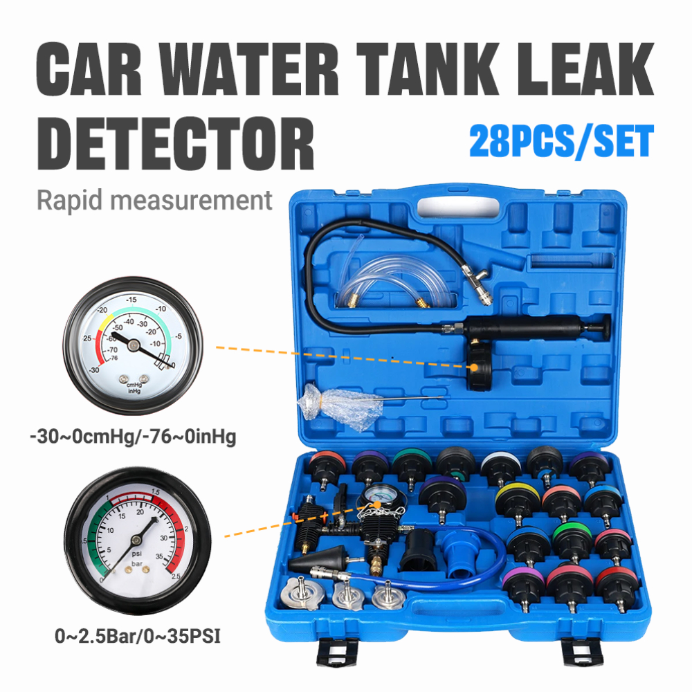 28Pcs Universal Radiator Press - Radiator Pressure Tester ulasan dan harga