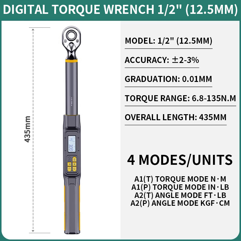 Digital Angle Torque Wrench Pr - Torque Wrench Digital ulasan dan harga