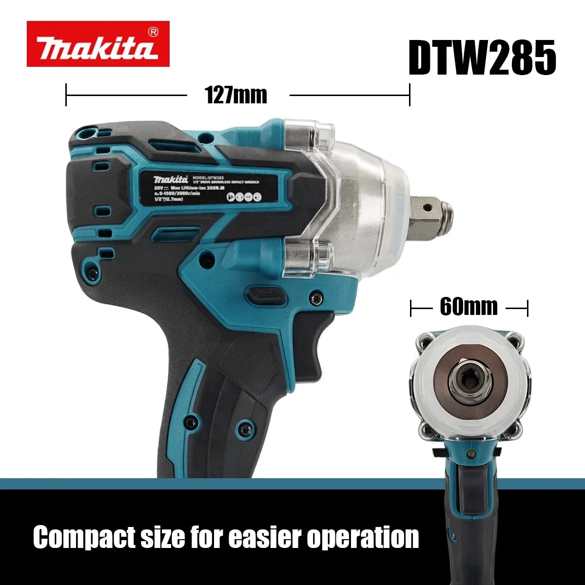 Makita DTW285 18V Cordless Ele - Torque Wrench Digital ulasan dan harga