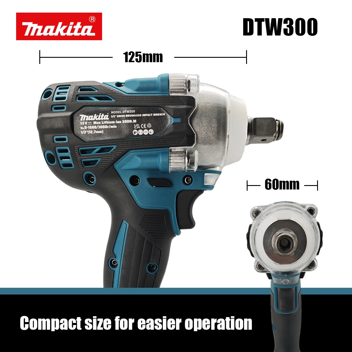 Makita DTW300 18V Tool Set Bru - Torque Wrench Digital ulasan dan harga