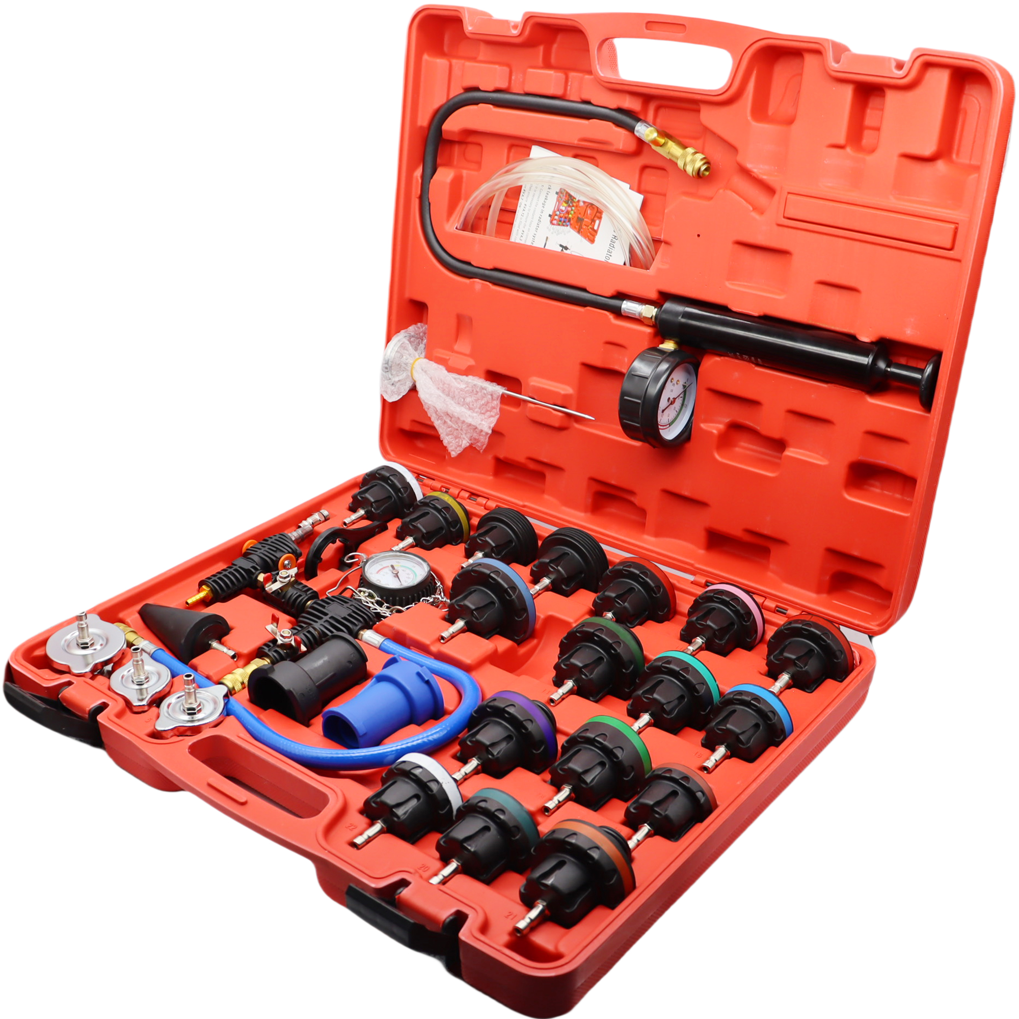 28Pcs Universal Radiator Press - Radiator Pressure Tester ulasan dan harga