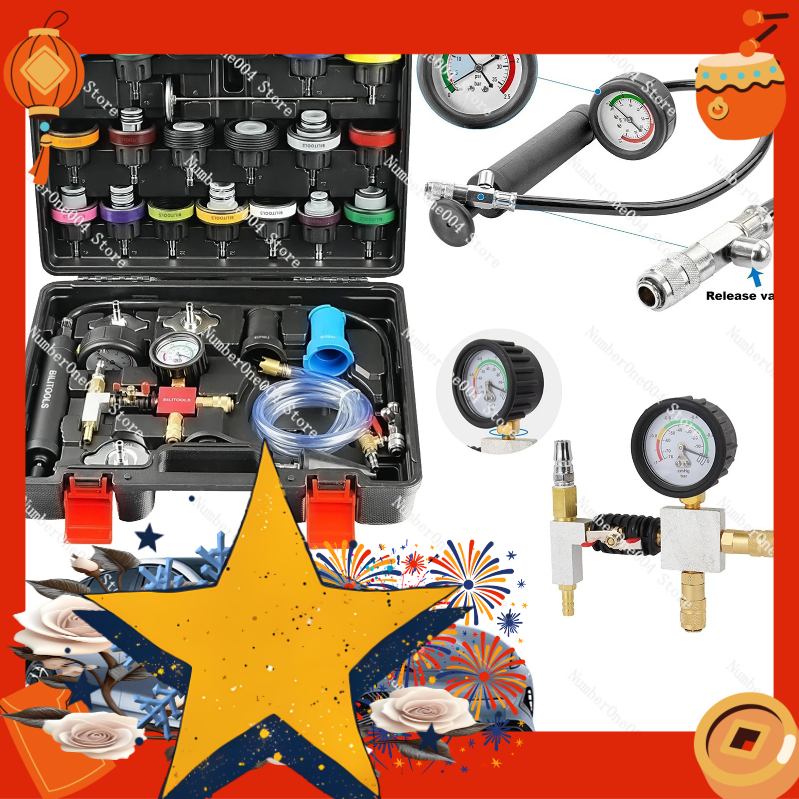 For Universal Fit Radiator Pum - Radiator Pressure Tester ulasan dan harga